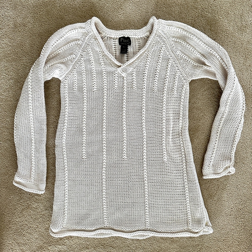 Pure handknit sweater